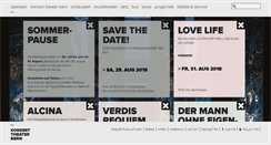 Desktop Screenshot of konzerttheaterbern.ch
